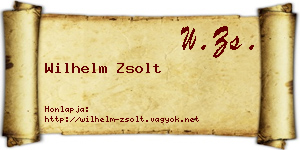 Wilhelm Zsolt névjegykártya